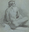 Seated Male Nude
