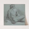 Seated Male Nude by Samuel Woodforde