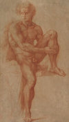 Seated Male Nude