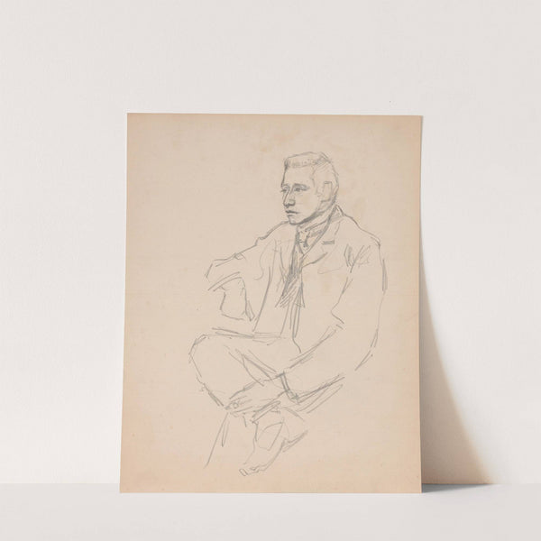 Seated Man by Jules Schmalzigaug