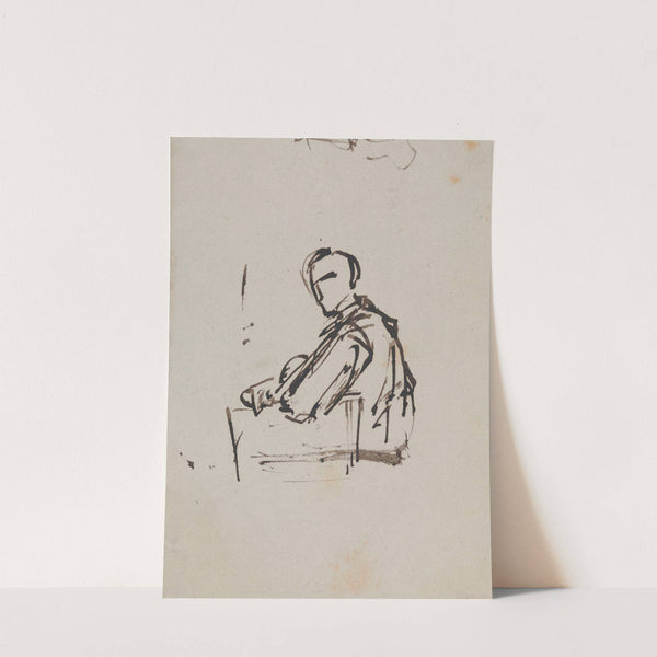 Seated Man by Nicaise De Keyser