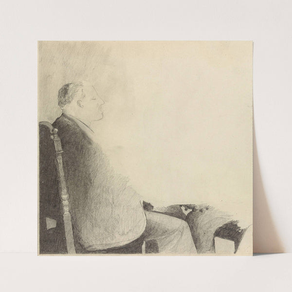 Seated Man by Gustav Wentzel