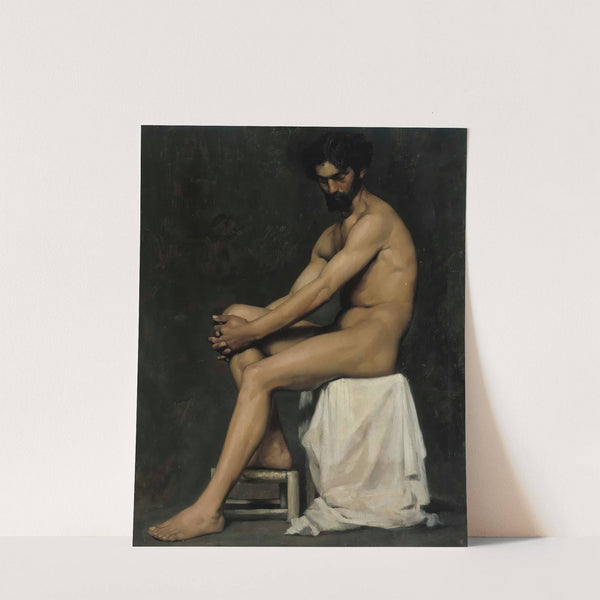 Seated Man (1875) by Albert Edelfelt