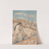 Seated Man in the Desert by Juliaan De Vriendt