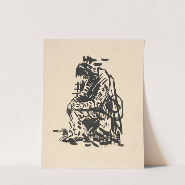 Seated Man (Tired) by Arnold Peter Weisz-Kubínčan