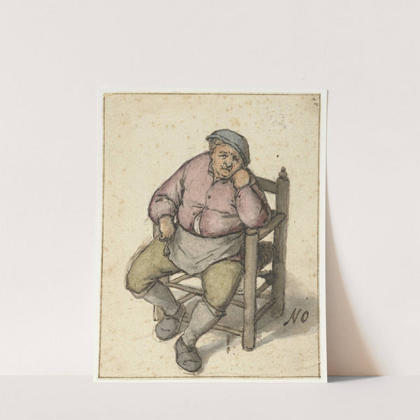 Seated Man with a Pipe (1670 - 1685) by Adriaen van Ostade