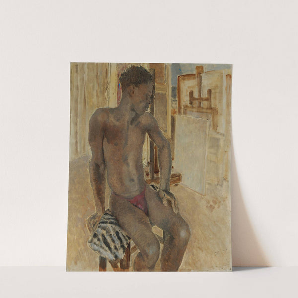 Seated Model in the Studio (Henry Thomas) by Glyn Warren Philpot