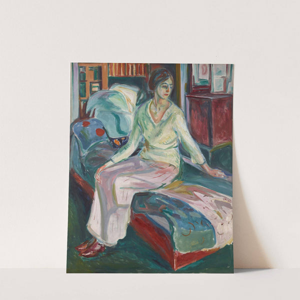 Seated Model on the Couch (1924–26) by Edvard Munch
