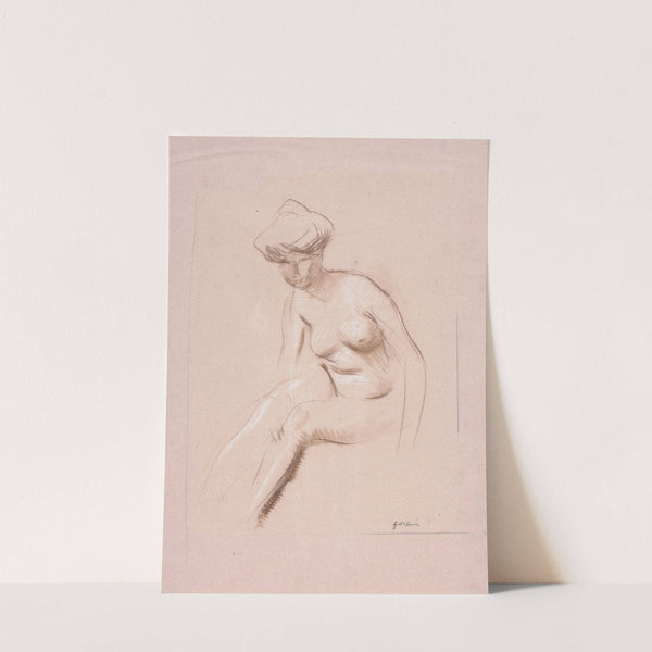 Seated Nude (fourth quarter 1800s or first third 1900s) by Jean-Louis Forain