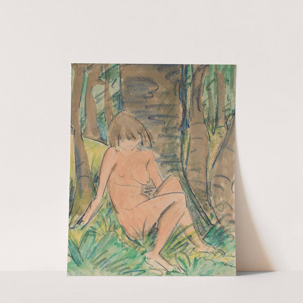 Seated Nude (c.1926) by Otto Mueller