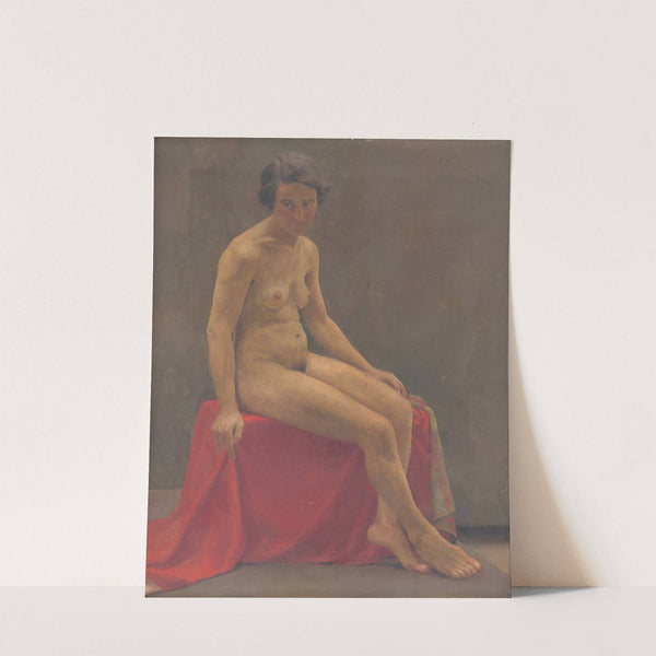 Seated Nude by Ladislav Treskoň
