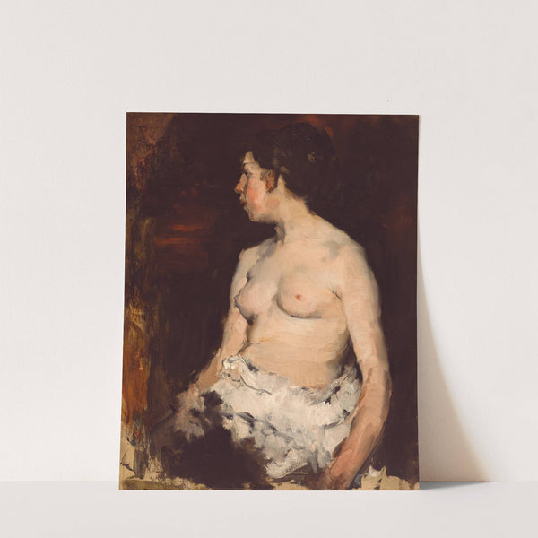 Seated Nude (ca. 1879) by Frank Duveneck