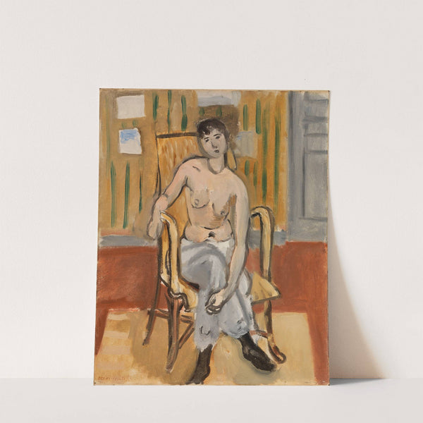 Seated Nude in a Tan Room (1918) by Henri Matisse