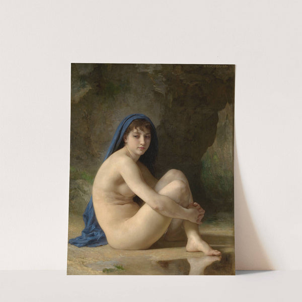 Seated Nude (1884) by William Bouguereau