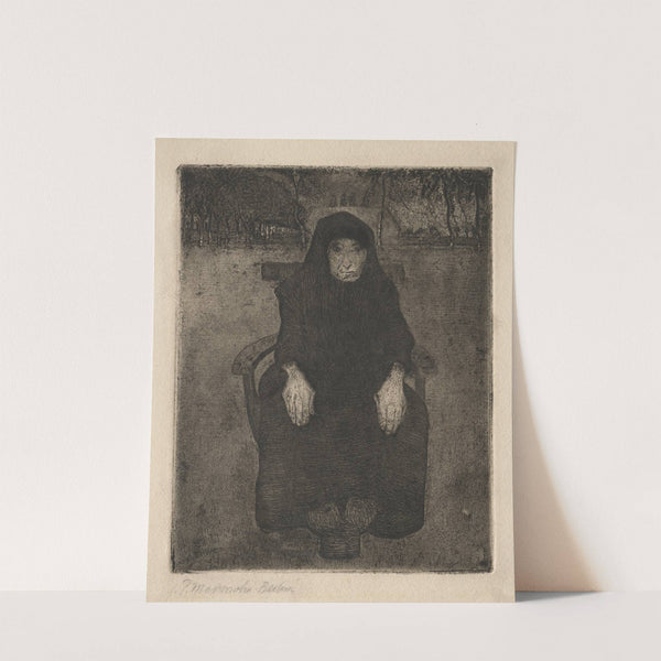 Seated Old Woman by Paula Modersohn-Becker