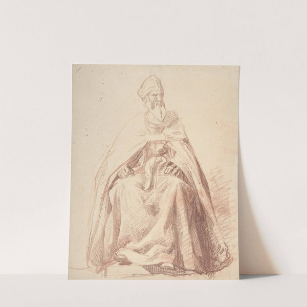 Seated Prelate by Alexandre Laemlein