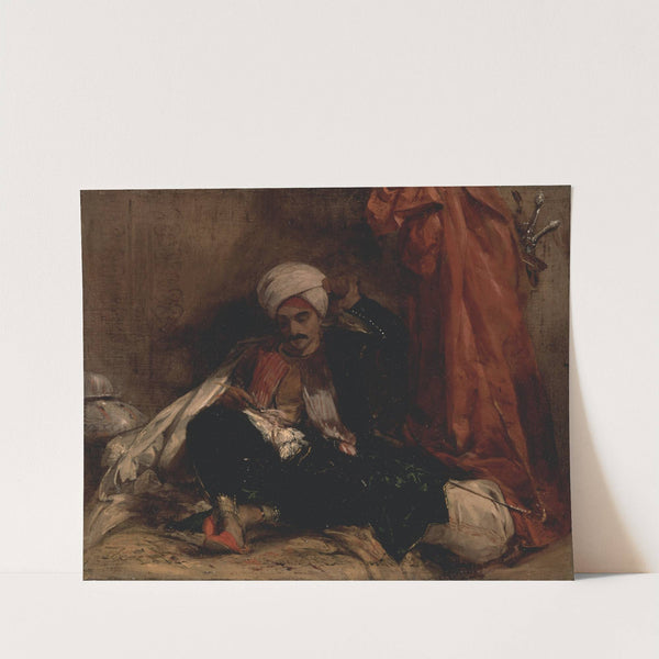 Seated Turk by Richard Parkes Bonington