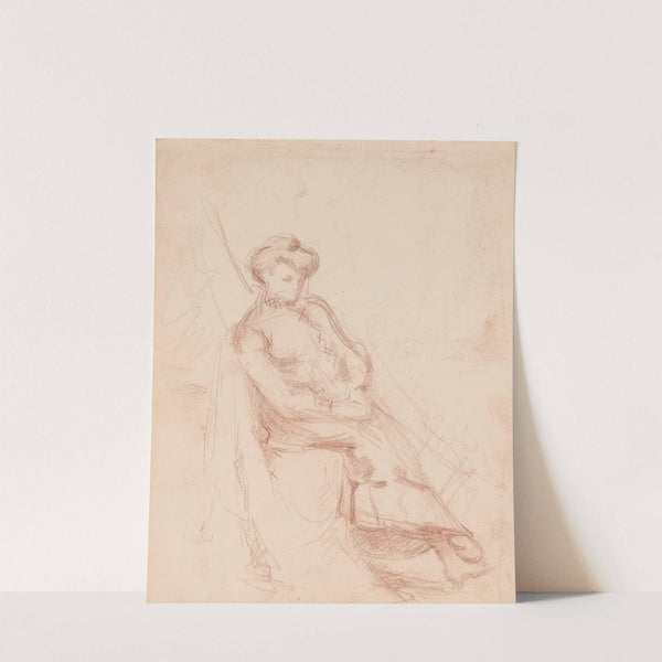 Seated Woman by Jules Schmalzigaug