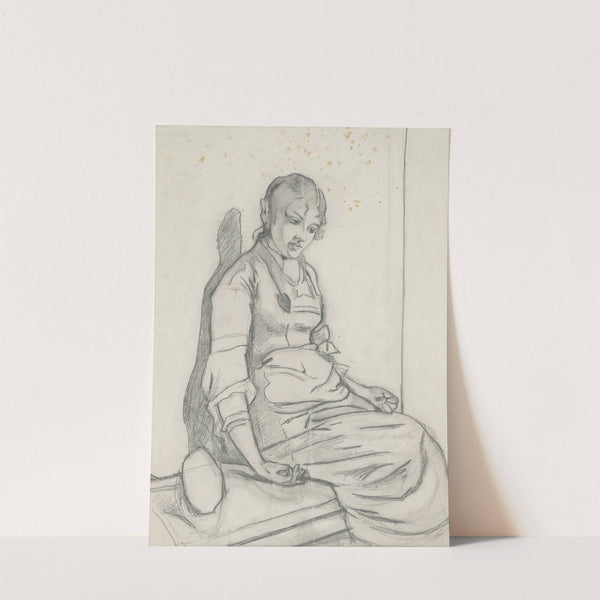 Seated Woman by Dominik Skutecký