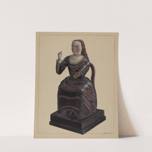 Seated Woman by Mina Lowry