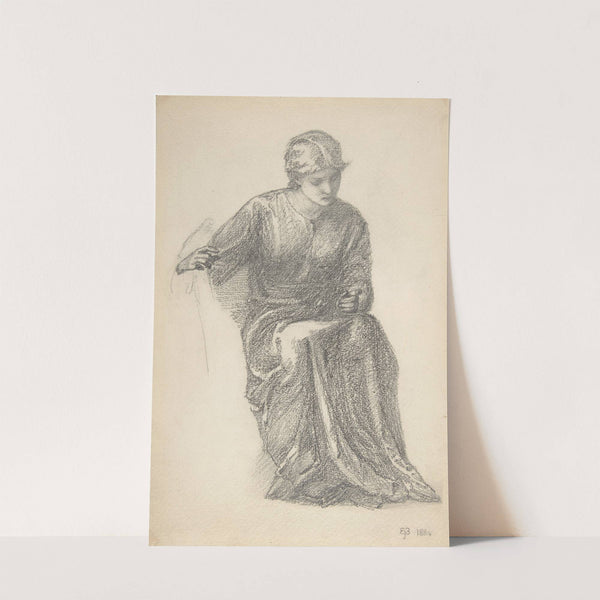 Seated Woman by Sir Edward Coley Burne-Jones