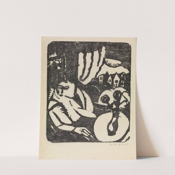 Seated Woman at the Window by Gustave De Smet