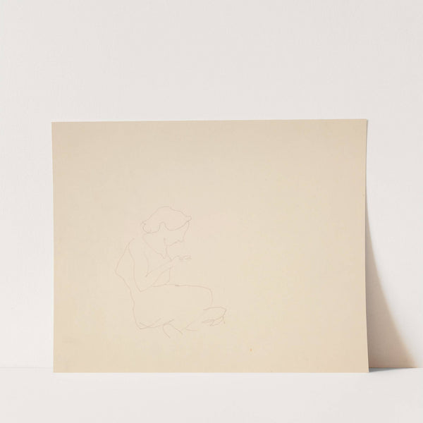 Seated Woman Looking Down by Charles Demuth