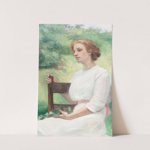 Seated Woman (Reflection) by Caroline A. Lord