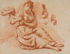 Seated Woman Searching for Fleas