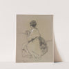 Seated Woman Seen from the Back by Camille-Joseph-Etienne Roqueplan