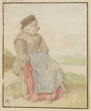 Seated woman to the right