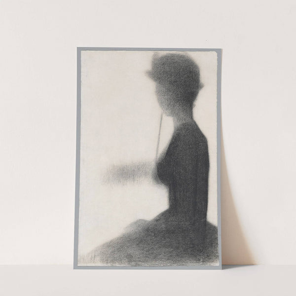 Seated Woman with a Parasol (1884–1885) by Georges Seurat