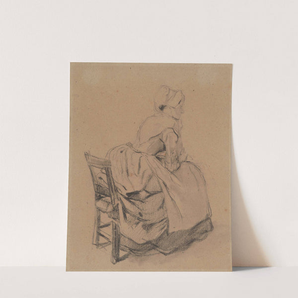 Seated Woman with Cap by Jean-Baptiste Madou