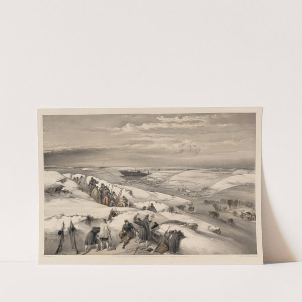 Sebastobol from the 26 gun battery on the extreme right of French attack (1855) by William Simpson