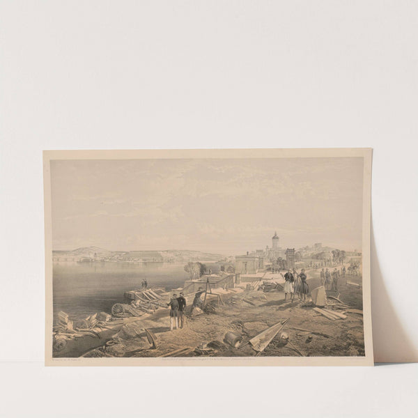 Sebastopol from the rear of Fort Nicholas, looking south (1855) by William Simpson