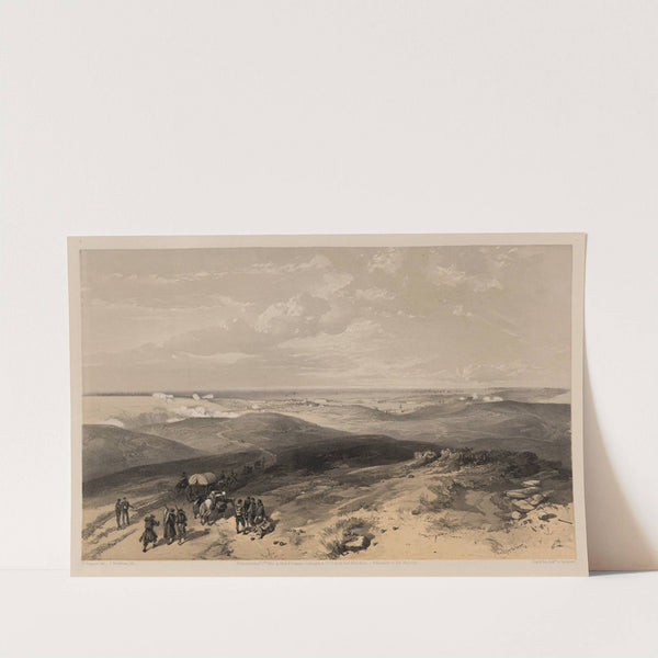 Sebastopol from the rear of the English batteries (1855) by William Simpson