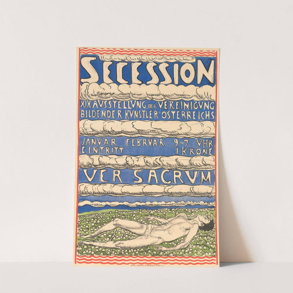 Secession – XIX. Ausstellung der Vereinigung Bildender Künstler Österreichs – Ver Sacrum (1904) by Ferdinand Hodler