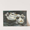Sechs Enten im Wasser, (Ca. 1900-1905) by Alexander Koester