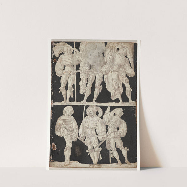 Sechs Männerfiguren, Krieger (1517) by Niklaus Manuel