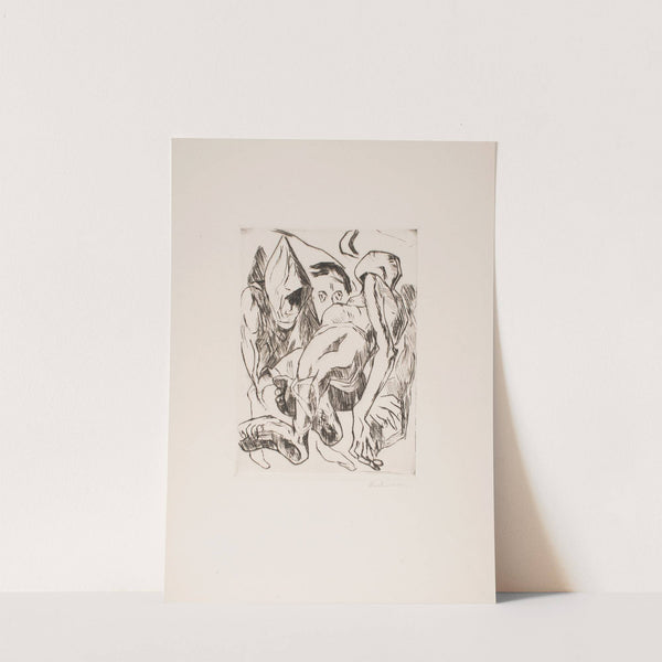 Second Illustration for Chapter 1, from the portfolio ‘The Duchess’ (1917) by Max Beckmann