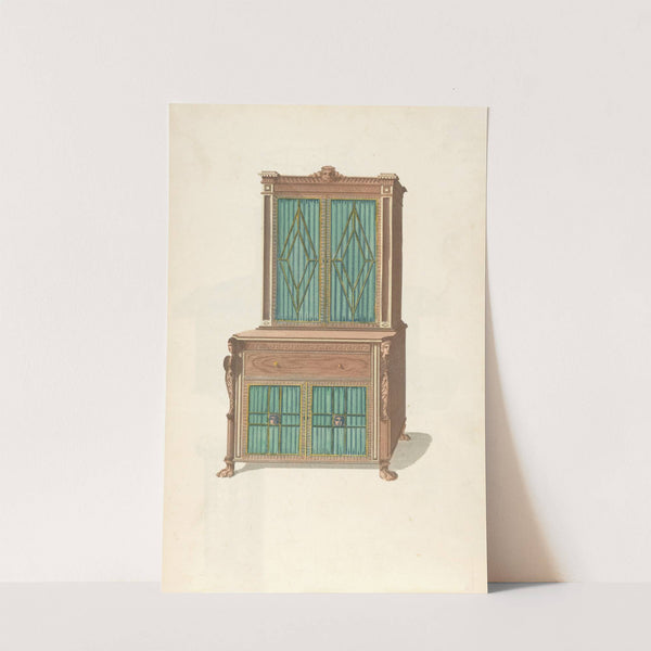 Secretary-bookcase by Thomas Sheraton