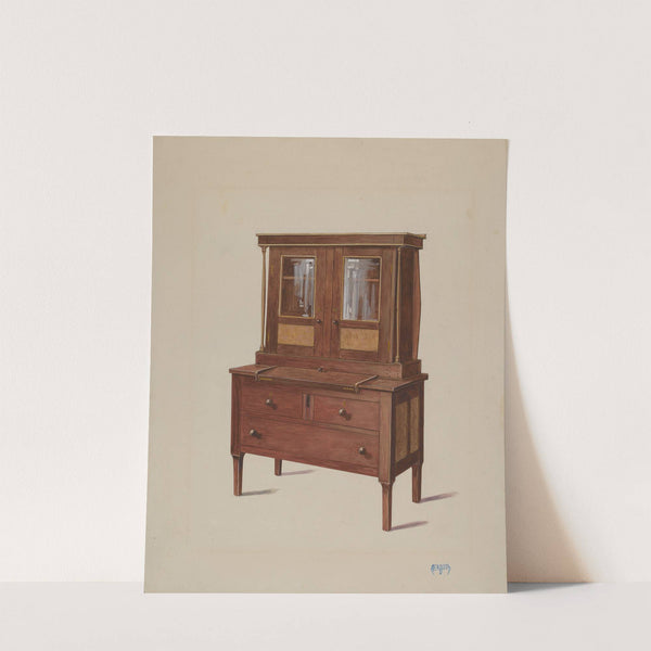 Secretary Bookcase by Rex F. Bush