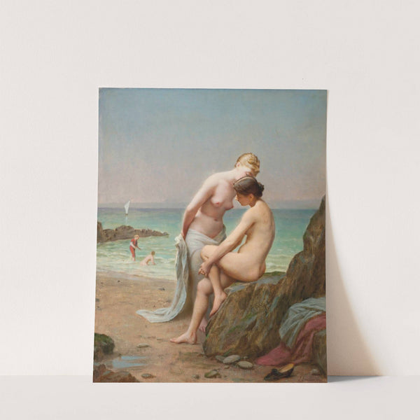 Secrets on the shore by Jacques Joseph Léopold Loustau