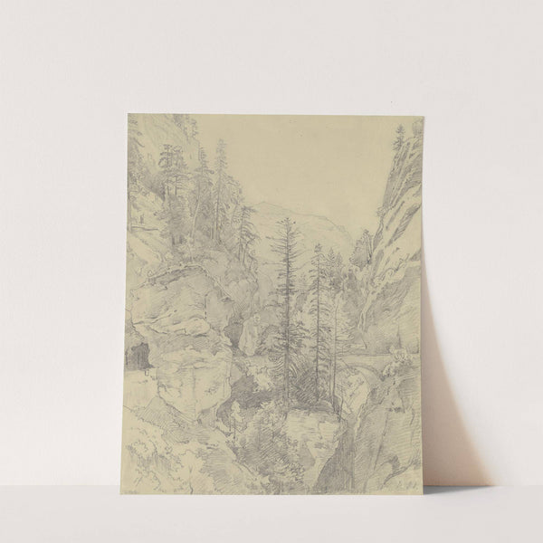 Section at the Via Mala by Johann Wilhelm Schirmer