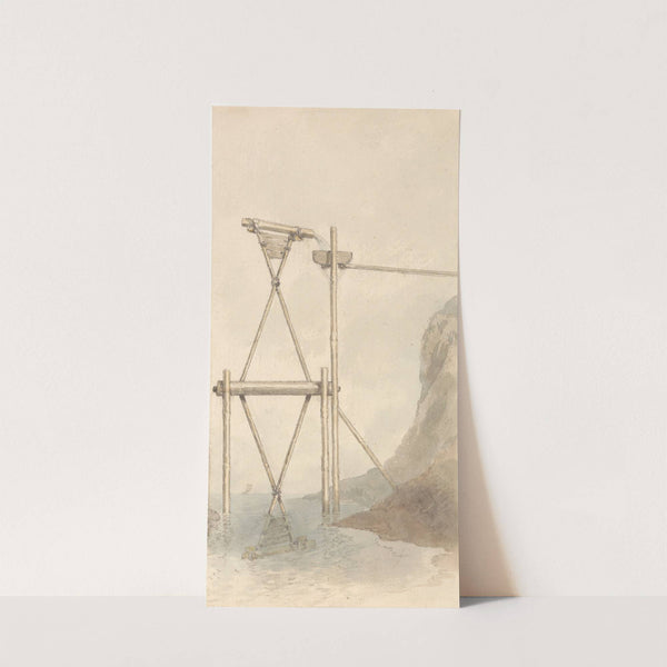 Section of a Wheel for Elevating Water by William Alexander