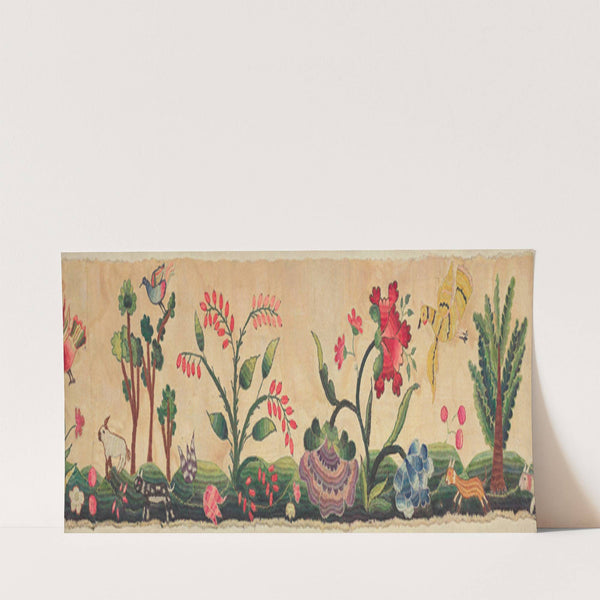 Section of Crewel Embroidery on Border of Petticoat (1935-1942) by Max Slevogt