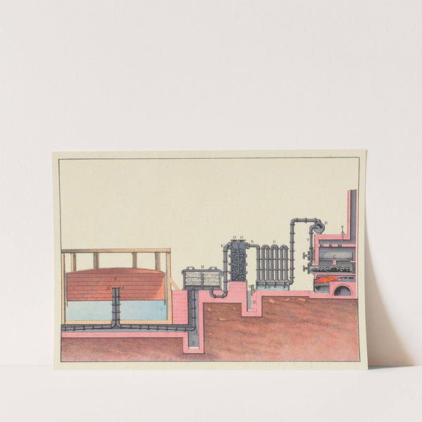 Section to show the processes of the manufacture of illuminating gas by John Howard Appleton