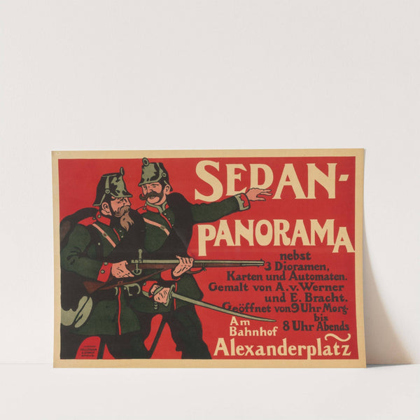 Sedan-Panorama. Am Bahnhof Alexanderplatz (1902) by Karl Schnebel