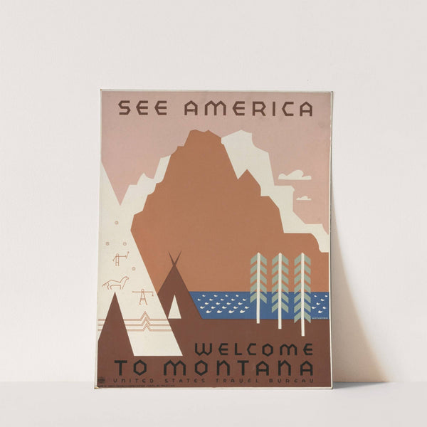 See America. Welcome to Montana (1936-1938) by Jerome Henry Rothstein