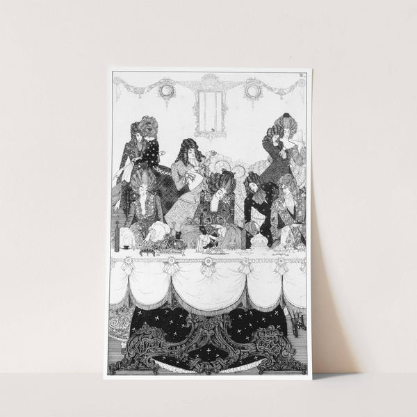 'See Fierce Belinda on the Baron Flies' by Harry Clarke